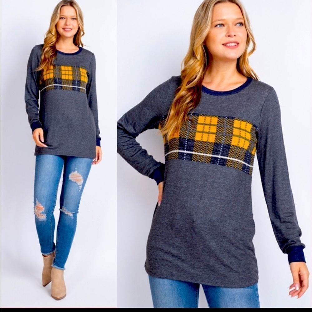 🆕 First Love Spliced Knit Top